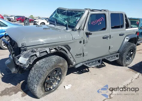 2020 Jeep Wrangler Unlimited Willys 4X4 z USA, uszkodzony, nr VIN 1C4HJXDG6LW201161